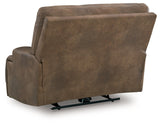 Beckley Place Earth Power Recliner by Ashley at Eve Furniture