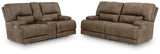 Beckley Place Earth Power Reclining Sofa and Loveseat by Ashley at Eve Furniture