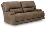 Beckley Place Earth Power Reclining Sofa and Loveseat by Ashley at Eve Furniture
