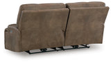 Beckley Place Earth Power Reclining Sofa and Loveseat by Ashley at Eve Furniture