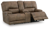 Beckley Place Earth Power Reclining Sofa and Loveseat by Ashley at Eve Furniture