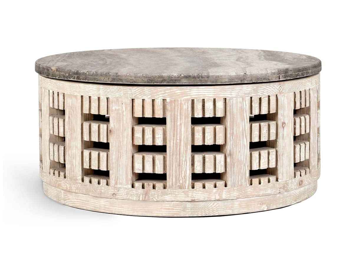 Becky Vintage Cream Coffee Table by Classic Home at Eve Furniture