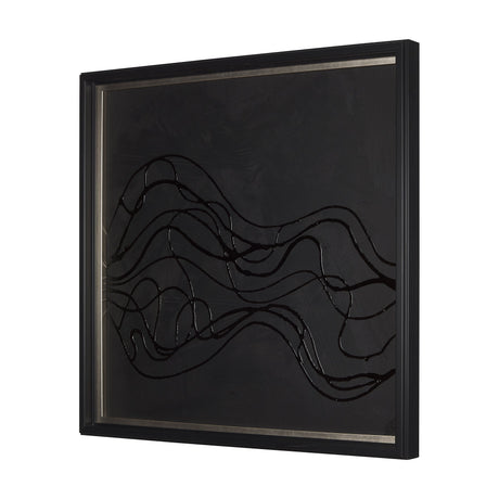 Bee Dance I by Studio M a handmade Original Framed 3D Textured Artwork by Mercana at Eve Furniture
