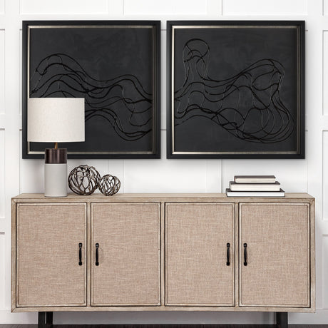 Bee Dance I by Studio M a handmade Original Framed 3D Textured Artwork by Mercana at Eve Furniture