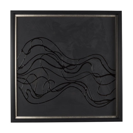 Bee Dance I by Studio M a handmade Original Framed 3D Textured Artwork by Mercana at Eve Furniture