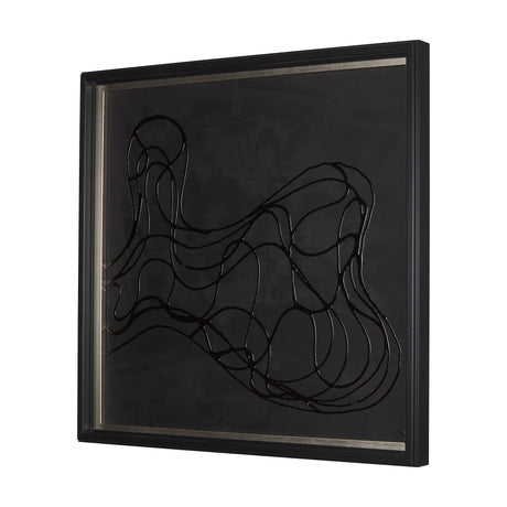 Bee Dance II by Studio M a handmade Original Framed 3D Textured Artwork by Mercana at Eve Furniture