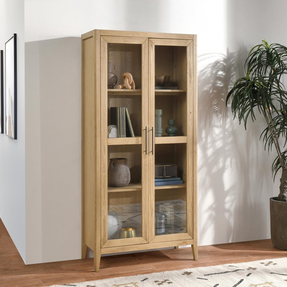 Beechgrove Display Cabinet - Natural by Classic Home at Eve Furniture