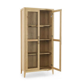 Beechgrove Natural Display Cabinet by Classic Home at Eve Furniture