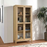 Beechgrove Natural Display Cabinet by Classic Home at Eve Furniture