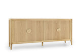 Beechgrove True Natural 4 Door Buffet by Classic Home at Eve Furniture