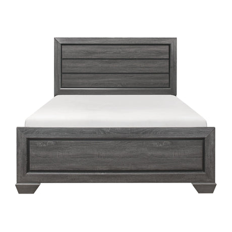 Beechnut Gray Queen Panel Bed by Homelegance at Eve Furniture