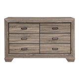 Beechnut Light Elm Dresser by Homelegance at Eve Furniture