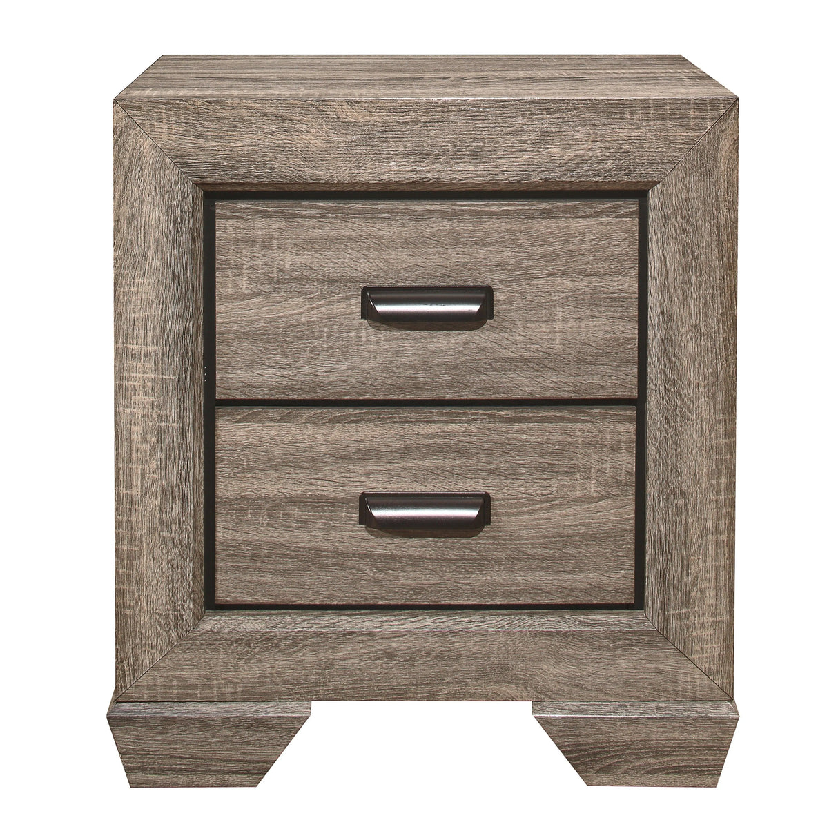 Beechnut Light Elm Nightstand by Homelegance at Eve Furniture