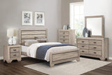 Beechnut Light Elm Queen Panel Bed by Homelegance at Eve Furniture