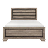 Beechnut Light Elm Queen Panel Bed by Homelegance at Eve Furniture