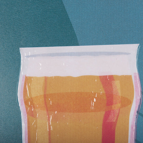 Beer Poster IPA by Mercana Studio a Hand Embellished Textured Framed Art Print by Mercana at Eve Furniture
