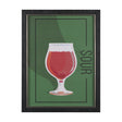 Beer Poster Sour by Mercana Studio a Hand Embellished Textured Framed Art Print by Mercana at Eve Furniture