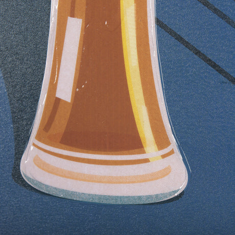 Beer Poster Wheat Ale by Mercana Studio a Hand Embellished Textured Framed Art Print by Mercana at Eve Furniture