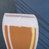 Beer Poster Wheat Ale by Mercana Studio a Hand Embellished Textured Framed Art Print by Mercana at Eve Furniture