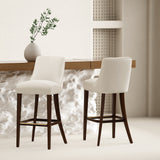Beever Barstool in Cream (set of 2) by Manhattan Comfort at Eve Furniture
