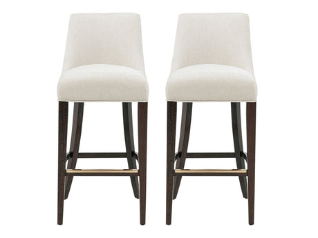 Beever Barstool in Cream (set of 2) by Manhattan Comfort at Eve Furniture
