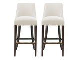 Beever Barstool in Cream (set of 2) by Manhattan Comfort at Eve Furniture