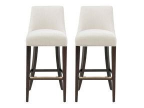 Beever Barstool in Cream (set of 2) by Manhattan Comfort at Eve Furniture