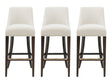 Beever Barstool in Cream (set of 3) by Manhattan Comfort at Eve Furniture
