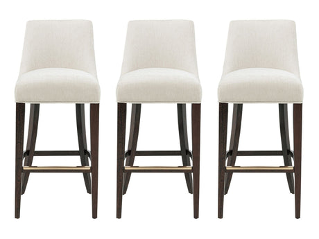 Beever Barstool in Cream (set of 3) by Manhattan Comfort at Eve Furniture