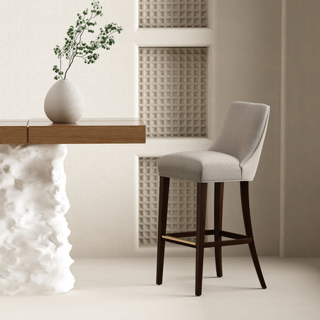 Beever Barstool in Taupe by Manhattan Comfort at Eve Furniture