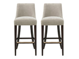 Beever Barstool in Taupe (set of 2) by Manhattan Comfort at Eve Furniture