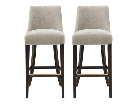 Beever Barstool in Taupe (set of 2) by Manhattan Comfort at Eve Furniture