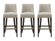 Beever Barstool in Taupe (set of 3) by Manhattan Comfort at Eve Furniture