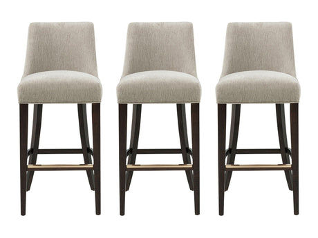 Beever Barstool in Taupe (set of 3) by Manhattan Comfort at Eve Furniture