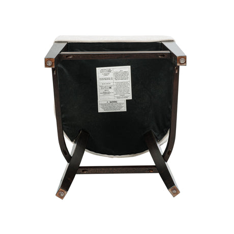 Beever Counter Stool in Cream by Manhattan Comfort at Eve Furniture