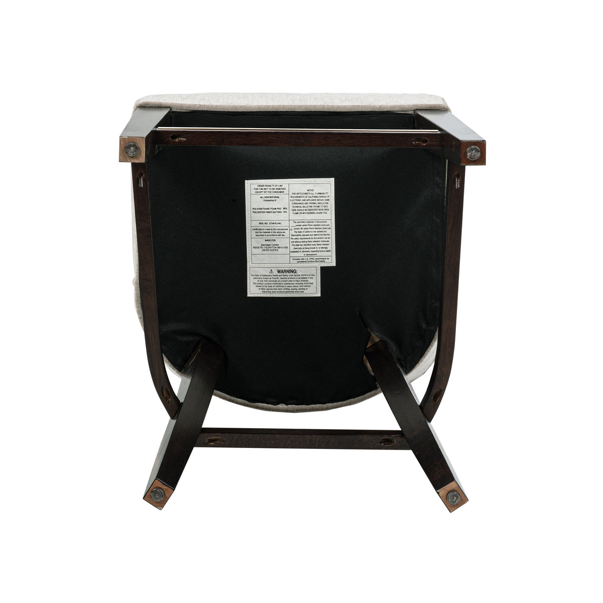Beever Counter Stool in Taupe by Manhattan Comfort at Eve Furniture