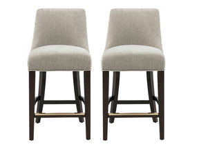 Beever Counter Stool in Taupe (set of 2) by Manhattan Comfort at Eve Furniture
