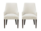 Beever Dining Armchair in Cream (set of 2) by Manhattan Comfort at Eve Furniture