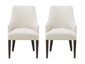 Beever Dining Armchair in Cream (set of 2) by Manhattan Comfort at Eve Furniture
