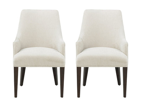 Beever Dining Armchair in Cream (set of 2) by Manhattan Comfort at Eve Furniture