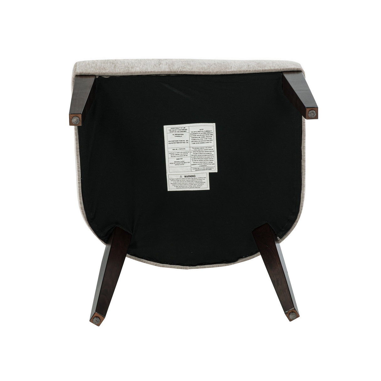 Beever Dining Armchair in Taupe (set of 2) by Manhattan Comfort at Eve Furniture