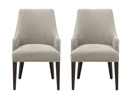 Beever Dining Armchair in Taupe (set of 2) by Manhattan Comfort at Eve Furniture
