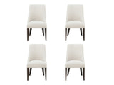 Beever Dining Chair in Cream (set of 4) by Manhattan Comfort at Eve Furniture