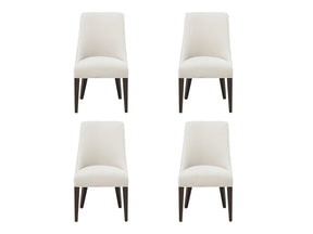 Beever Dining Chair in Cream (set of 4) by Manhattan Comfort at Eve Furniture