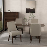 Beever Dining Chair in Taupe (set of 4) by Manhattan Comfort at Eve Furniture