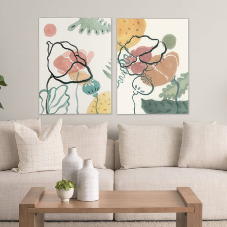 Before Summer I by Mercana Studio a Hand Embellished Textured Canvas by Mercana at Eve Furniture
