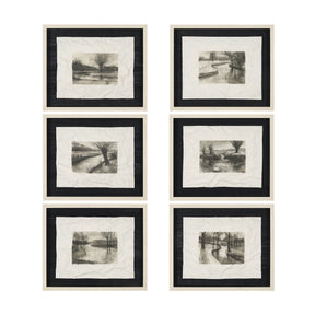 Before the Rain I by Mercana Studio a Hand Embelished Textured Framed Art Print Matted under Glass by Mercana at Eve Furniture
