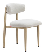 Bege White Outdoor Dining Chair by Zuomod at Eve Furniture