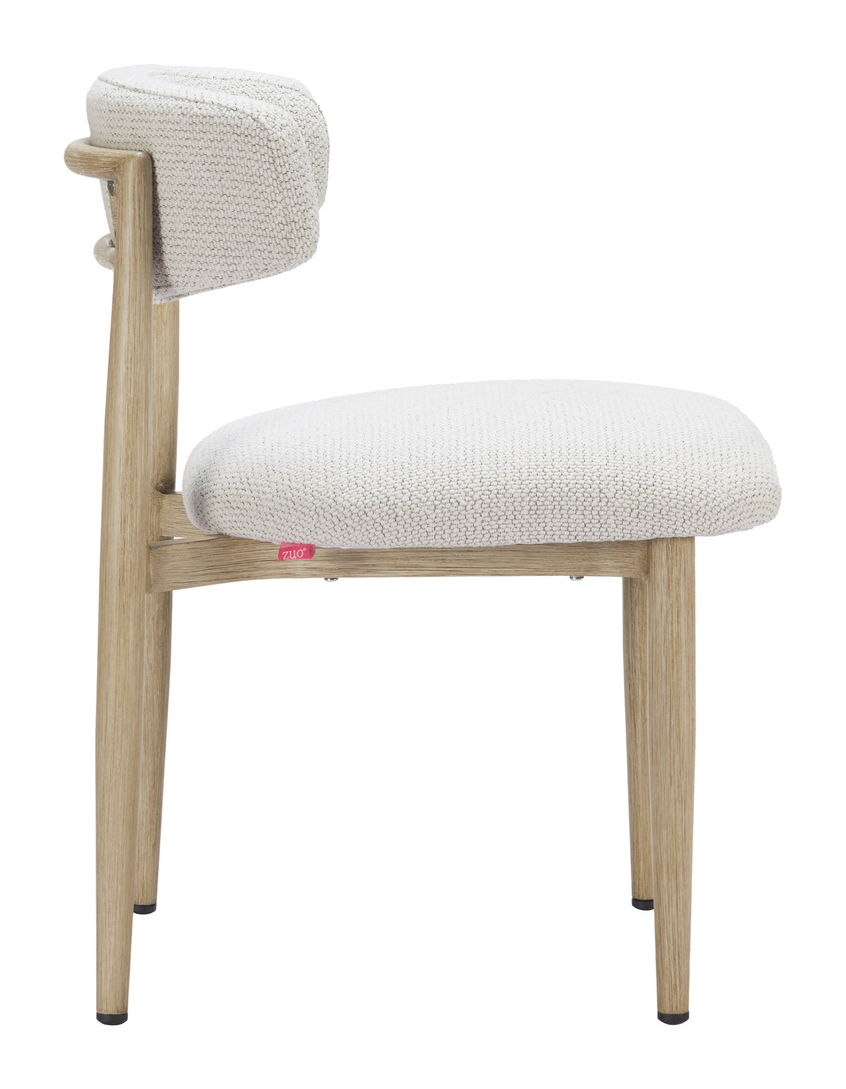 Bege White Outdoor Dining Chair by Zuomod at Eve Furniture