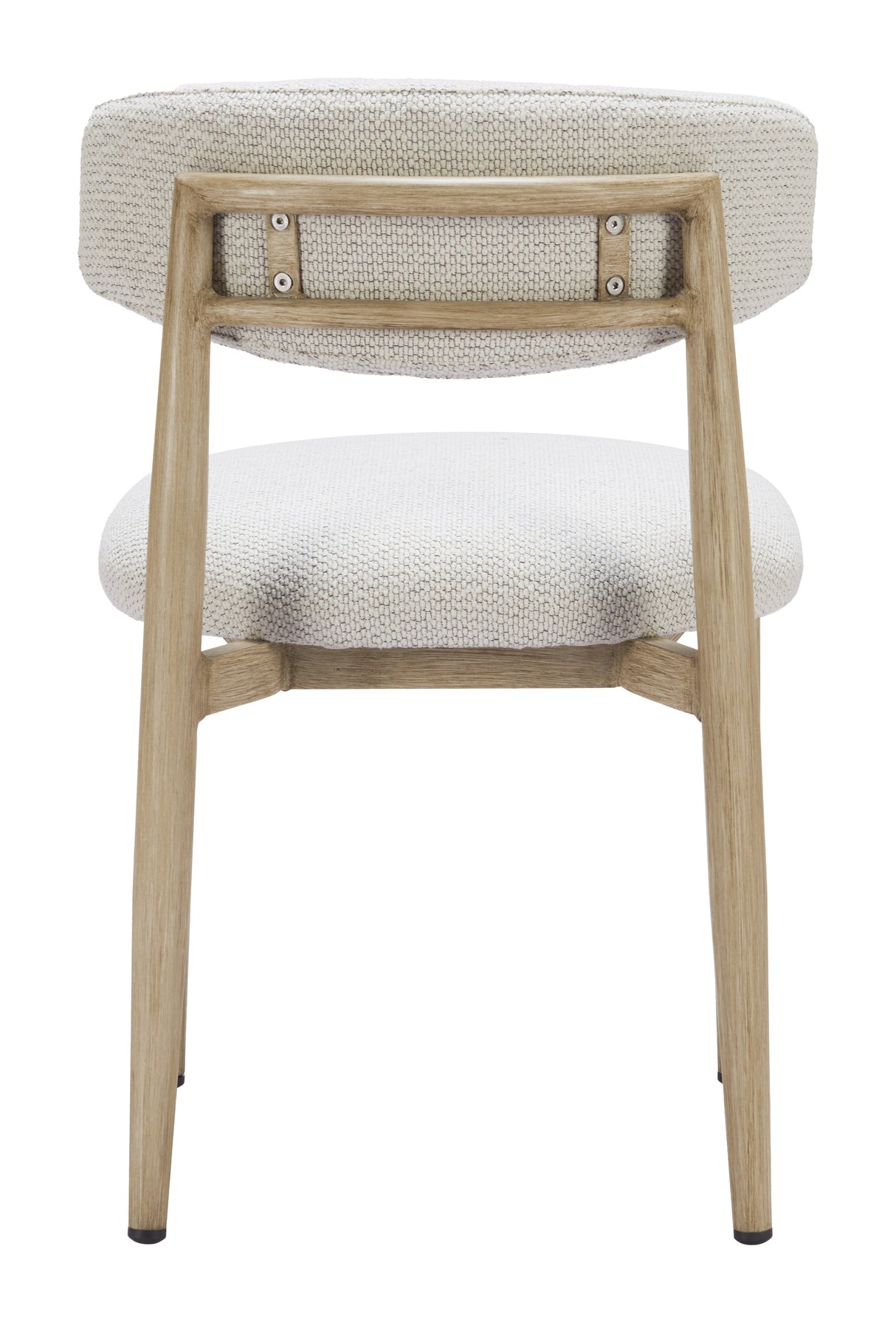 Bege White Outdoor Dining Chair by Zuomod at Eve Furniture